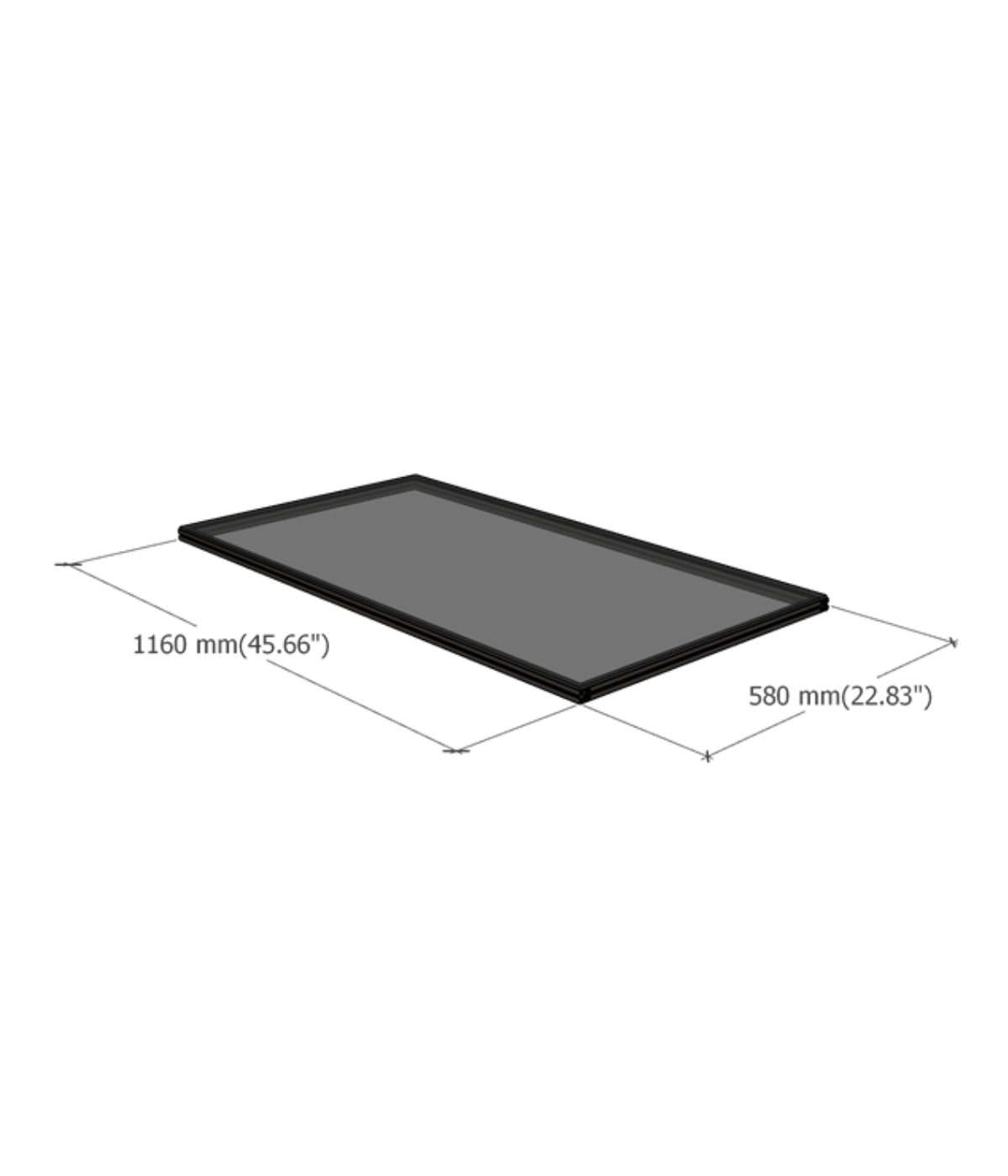 DF120 Adjustable Full Shelf BLACK