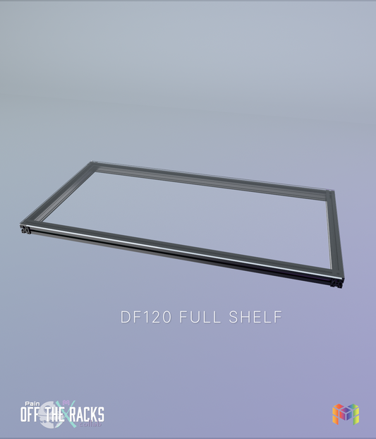 DF120 Adjustable Full Shelf BLACK