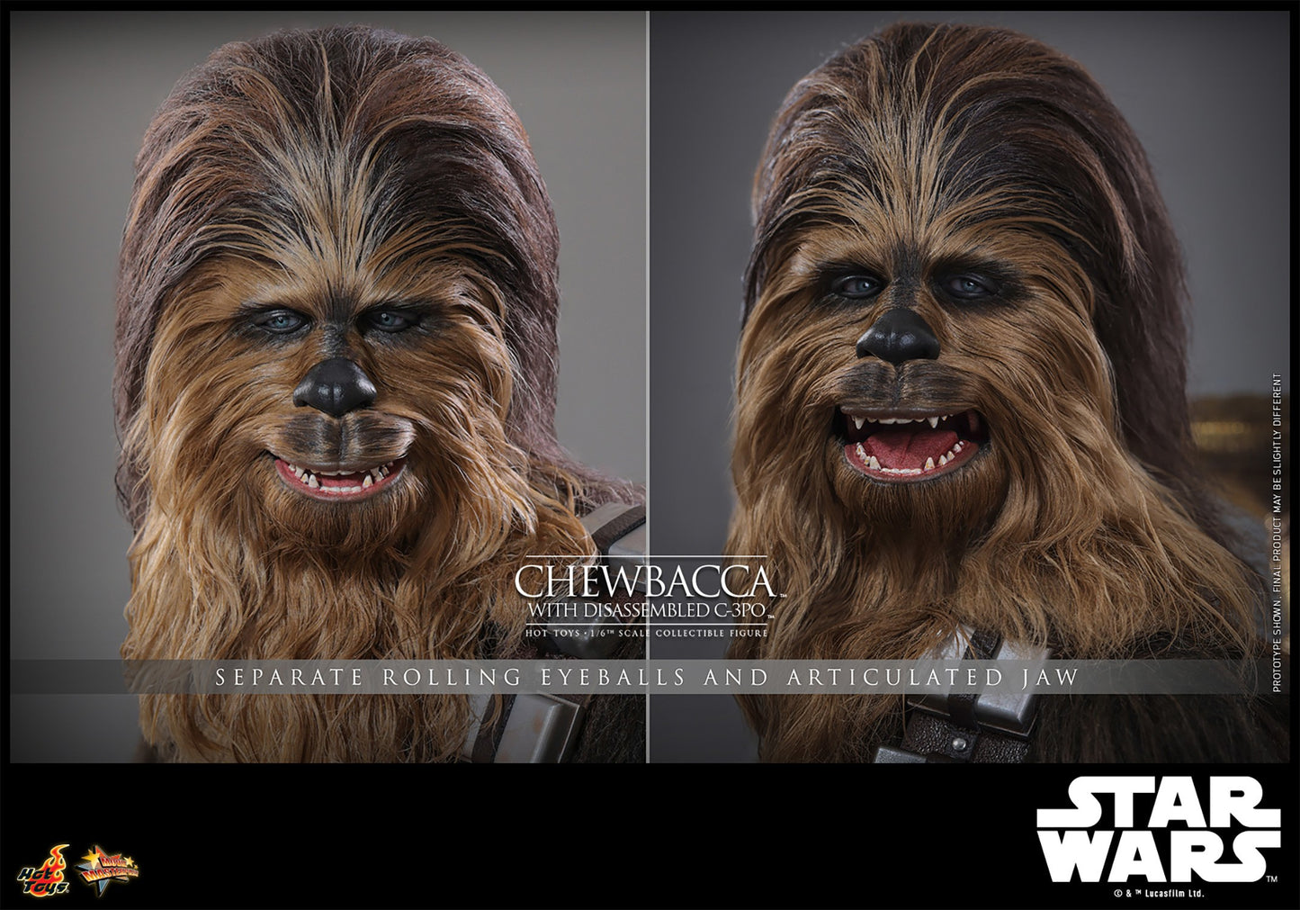 Hot Toys Chewbacca™ with Disassembled C-3PO™ *Pre-order