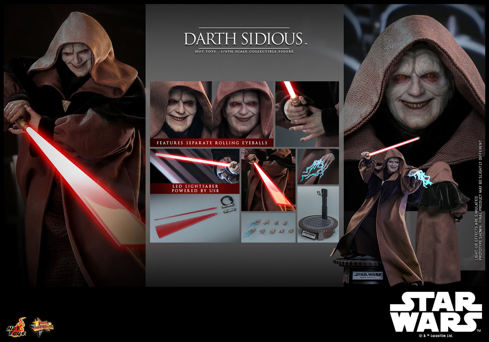 Hot Toys Darth Sidious *Pre-Order - OTRCollectibles