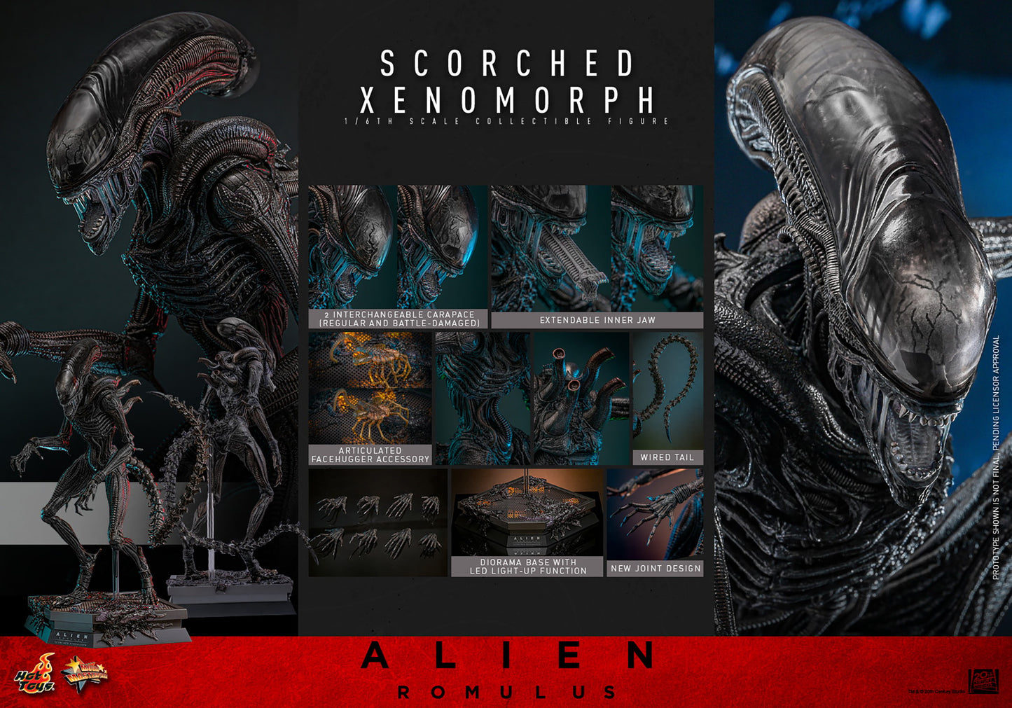 Hot Toys Scorched Xenomorph *Pre-Order