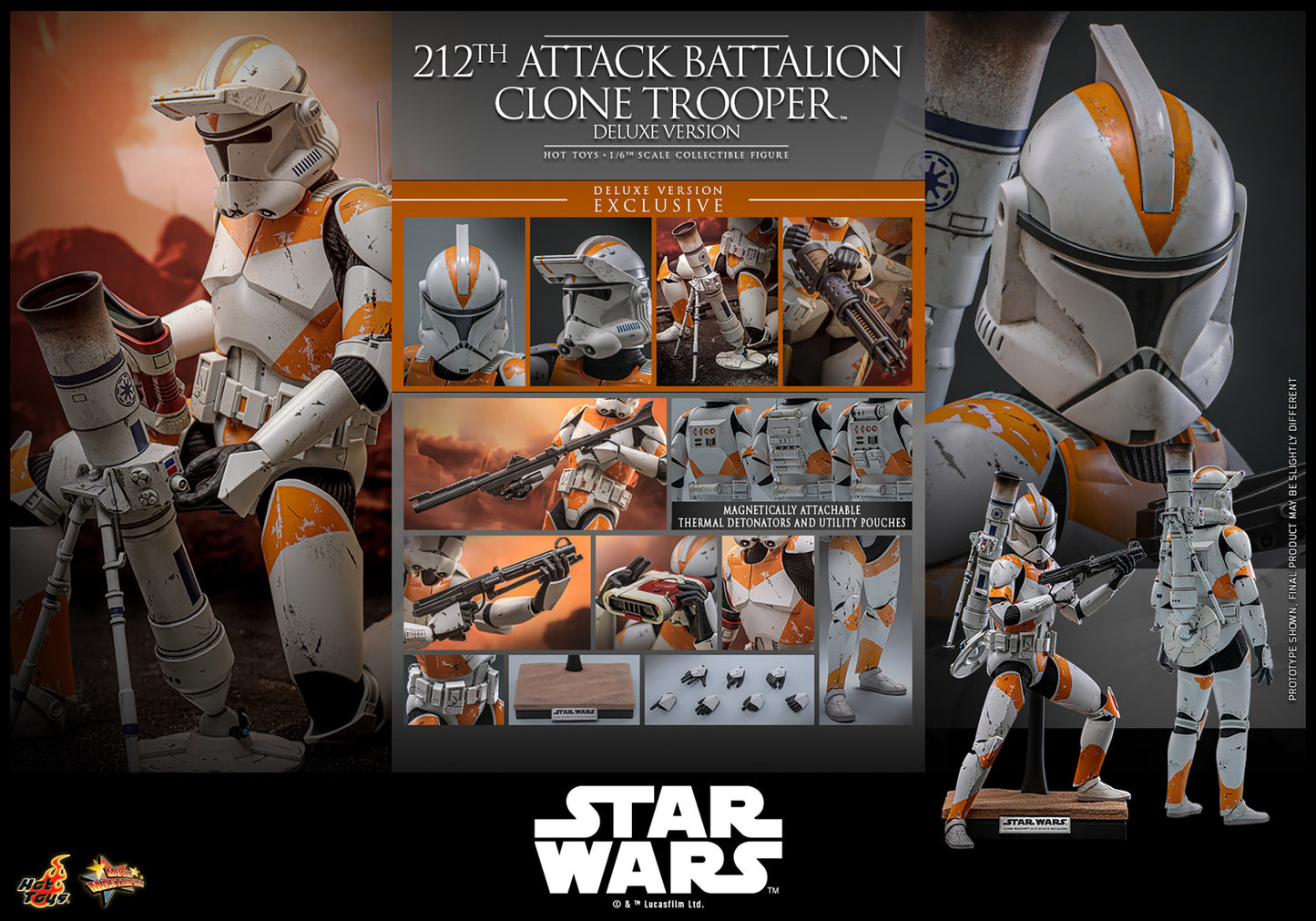 Hot Toys 212th Attack Battalion Clone Trooper™ (Deluxe Version) *Pre-Order
