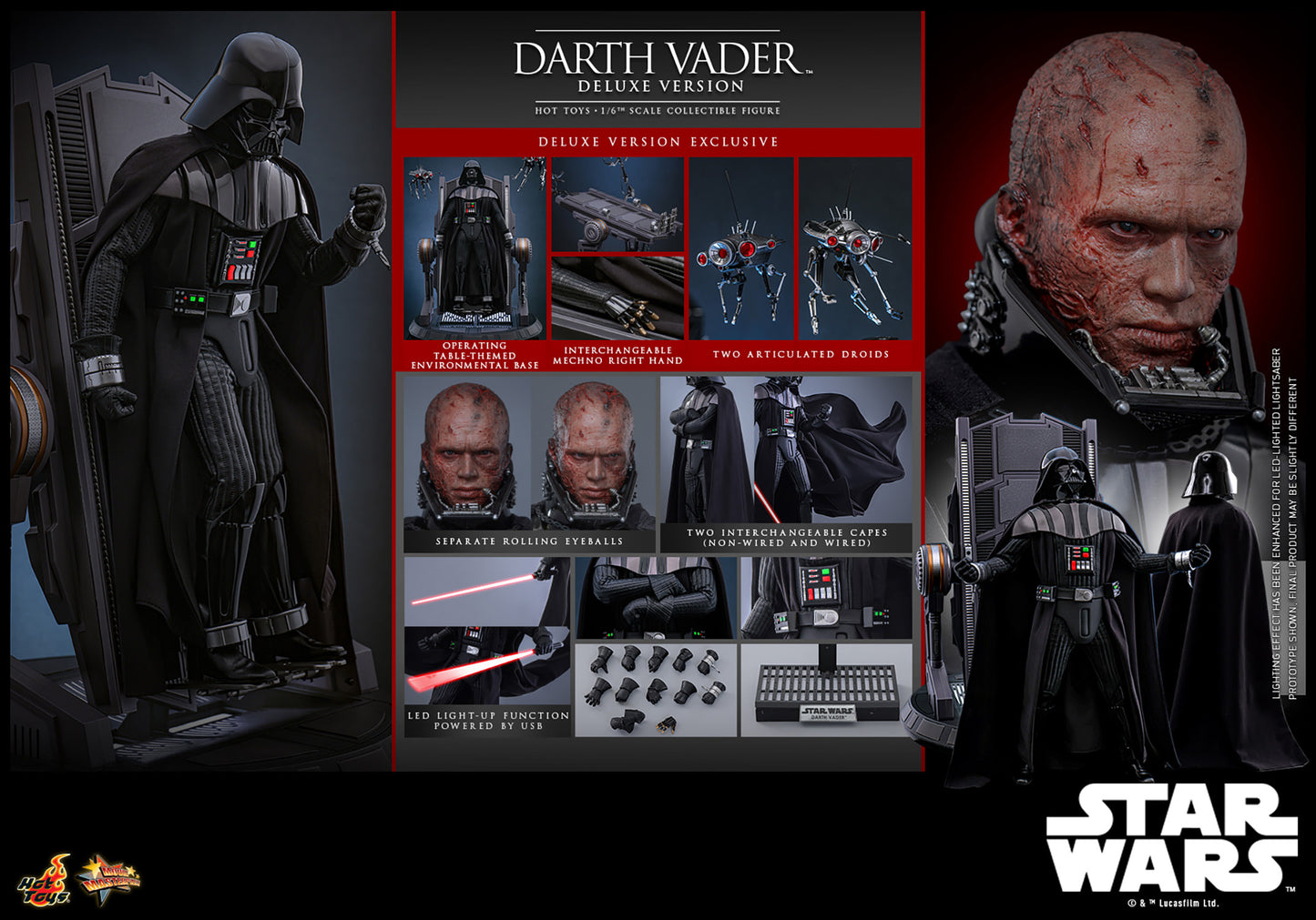 Hot Toys Darth Vader™ (Deluxe Version) *Pre-Order