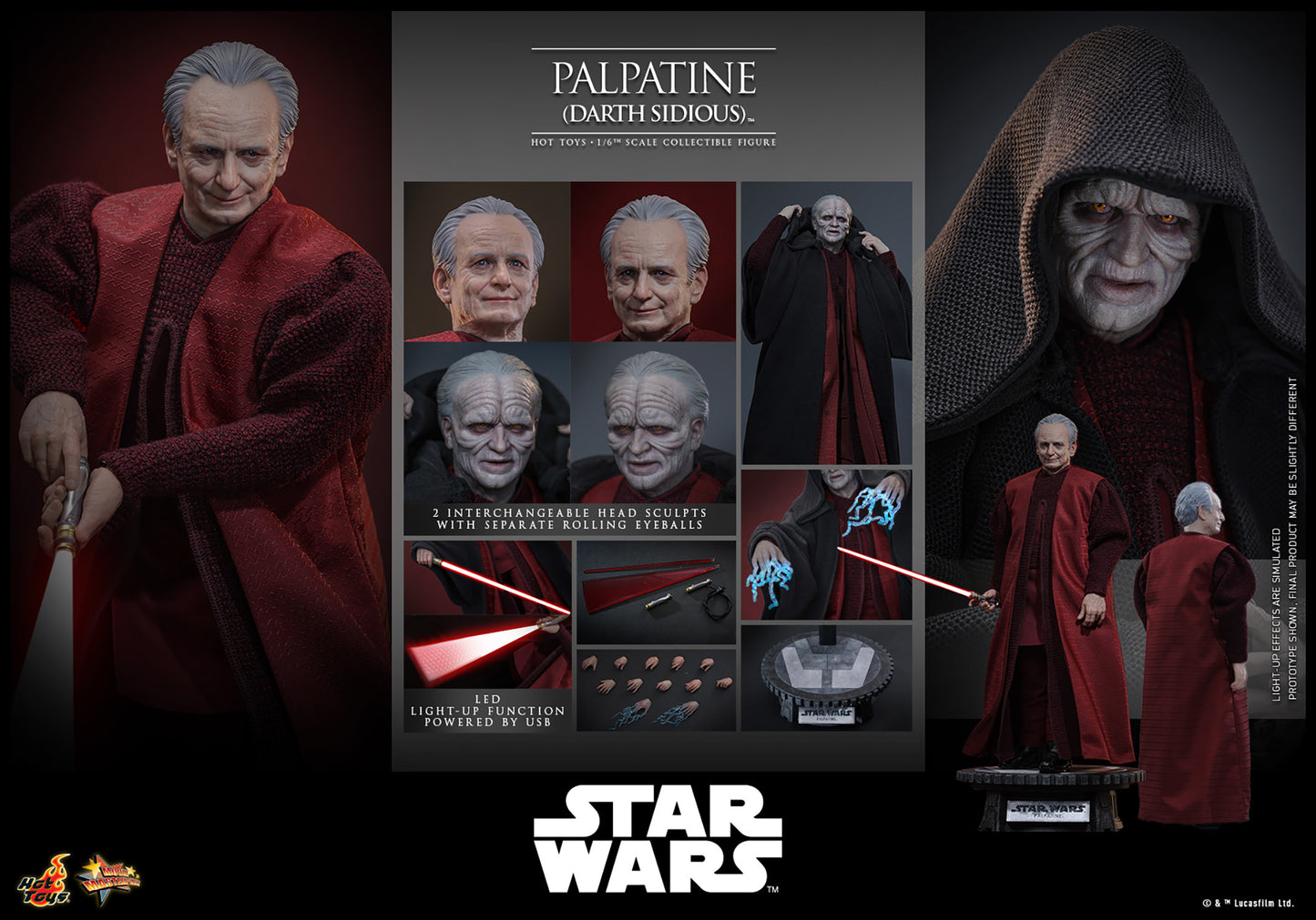 Hot Toys Palpatine (Darth Sidious)™ *Pre-Order