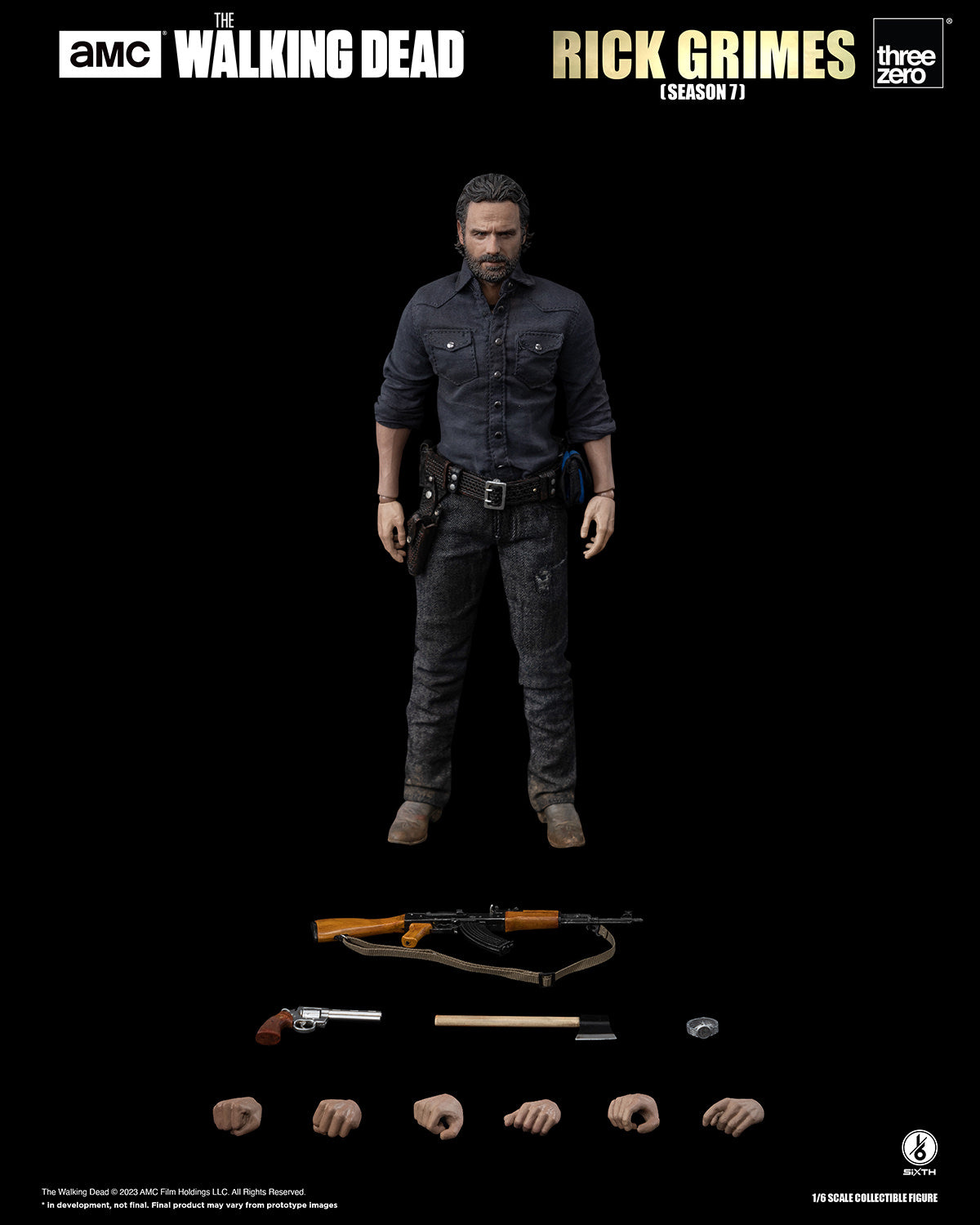 Threezero Rick Grimes (Season 7) *Pre-order