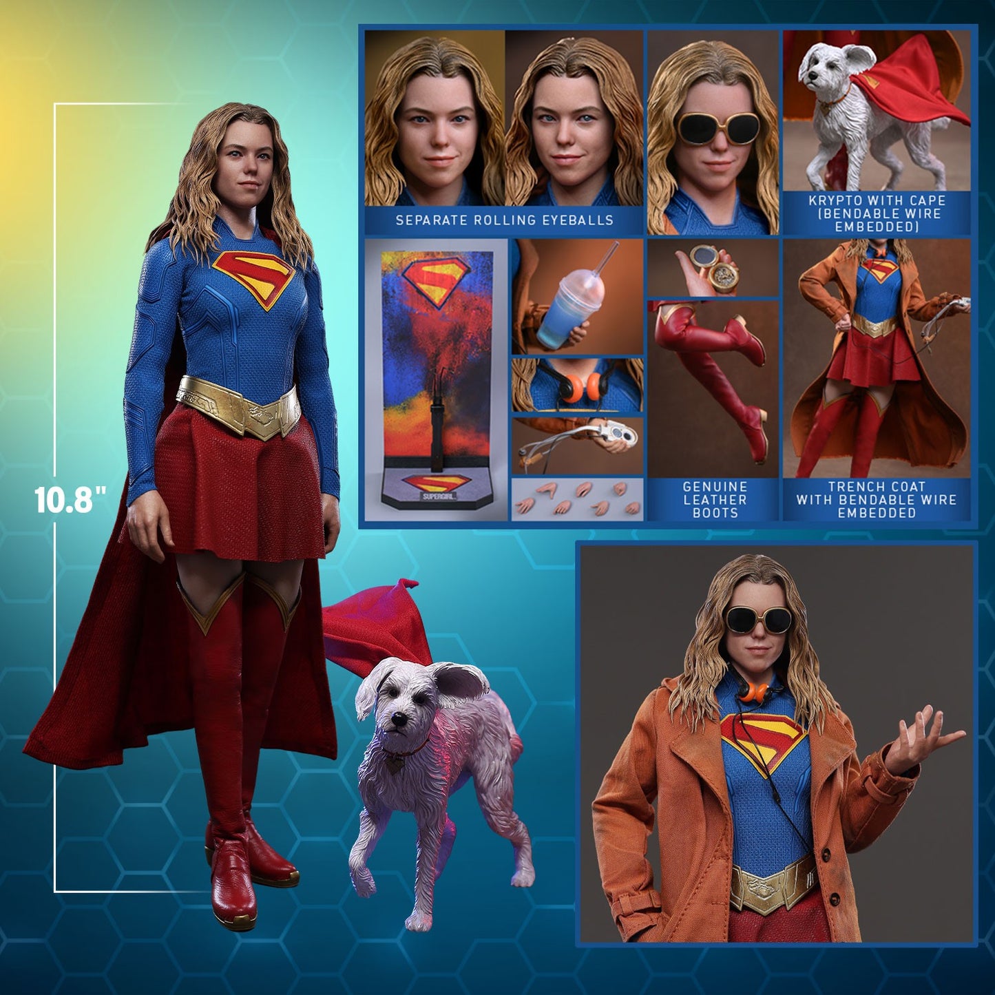 Hot Hots Supergirl™ & Krypto *Pre-order - OTRCollectibles