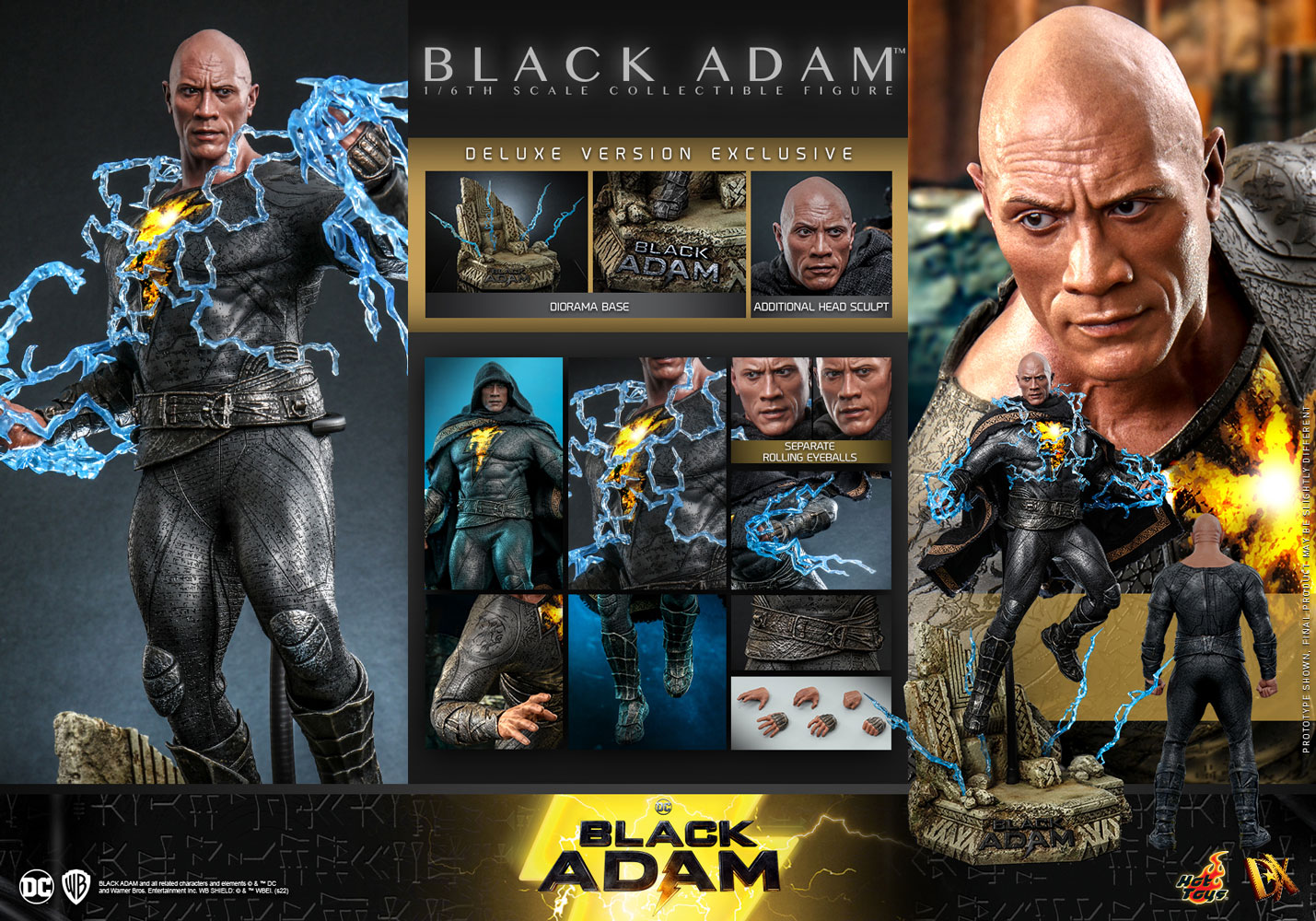Hot Toys Black Adam Deluxe Version *Pre-order - OTRCollectibles