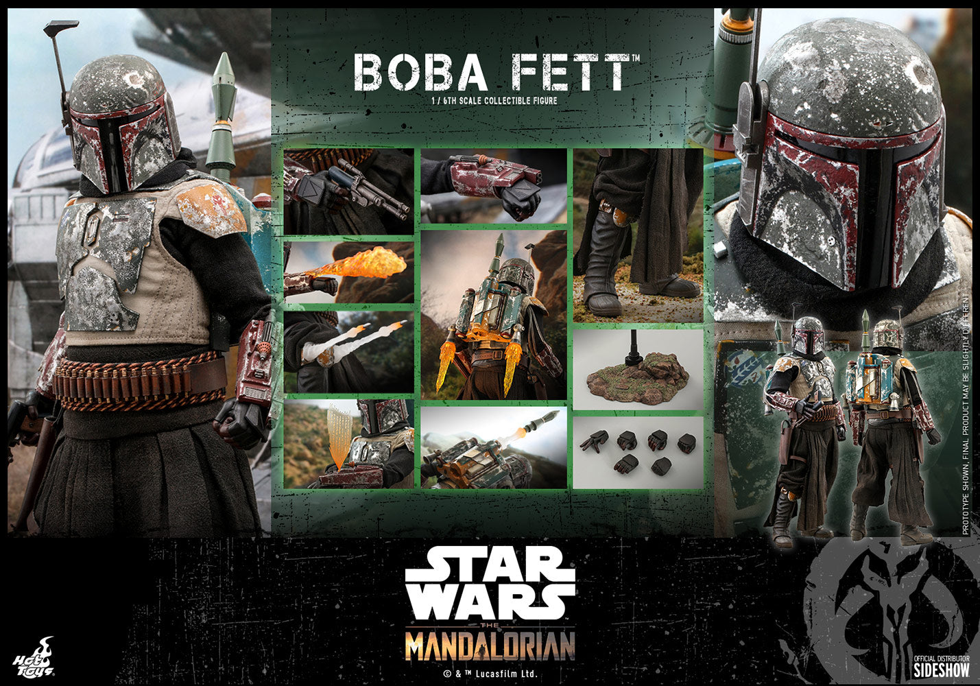 Hot Toys Mandalorian Boba Fett *Pre-order - OTRCollectibles