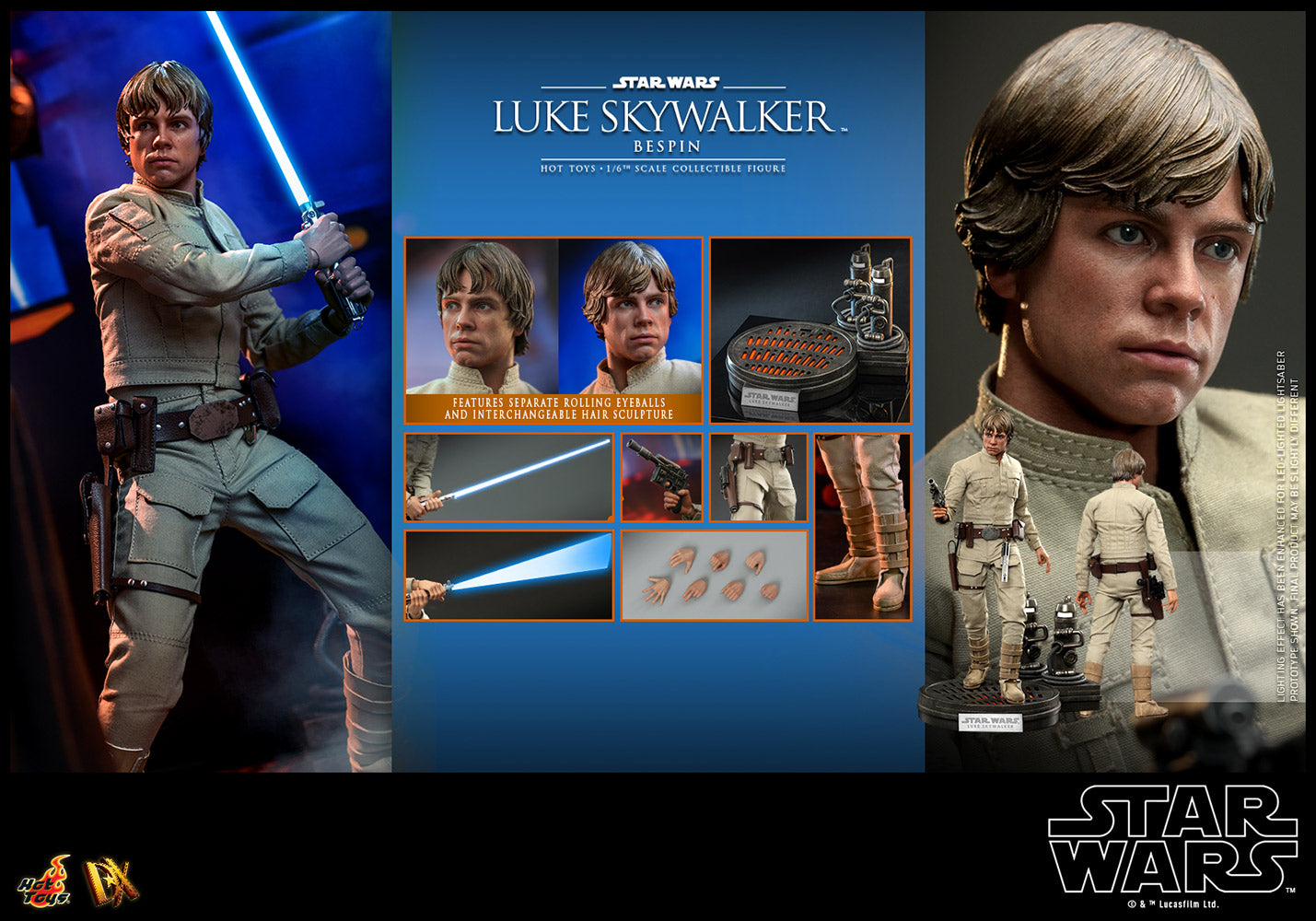 Hot Toys Luke Skywalker (Bespin) *Pre-order - OTRCollectibles