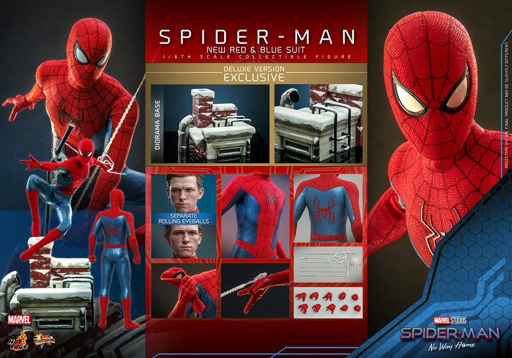Hot Toys Spider-Man (New Red and Blue Suit) (Deluxe Version) *Pre-order - OTRCollectibles