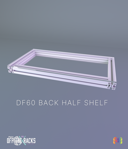 Moducase DF60 Back Half Shelf Silver