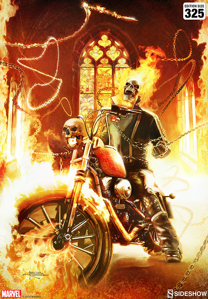 Sideshow Ghost Rider Art Print