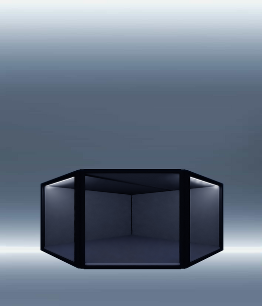 Moducase SIXTH55 45° Corner BLACK BLACK H490mm