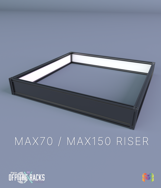 Moducase MAX70 / MAX150 Riser (Black)