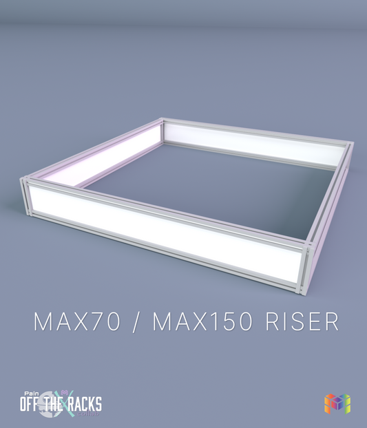 Moducase MAX70 / MAX150 Riser (Silver)