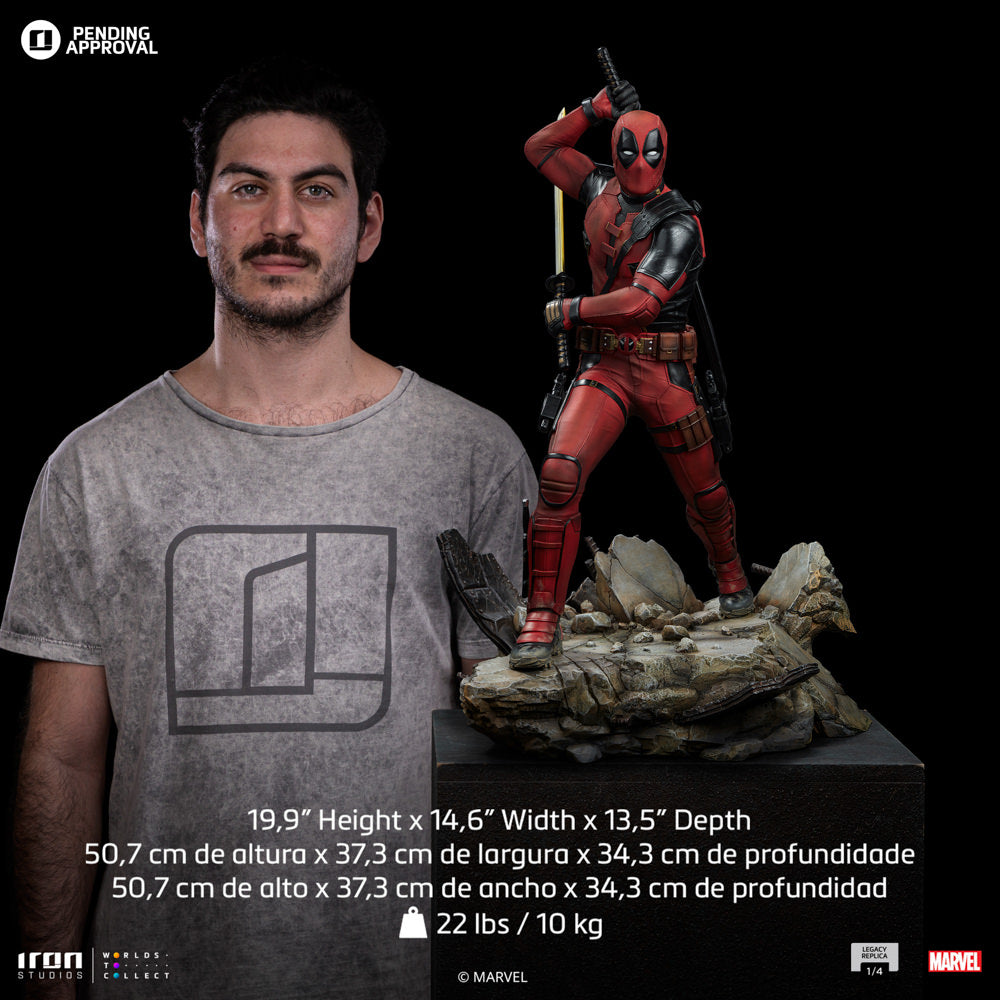 Iron Studios 1/4 Deadpool Statue *Pre-order