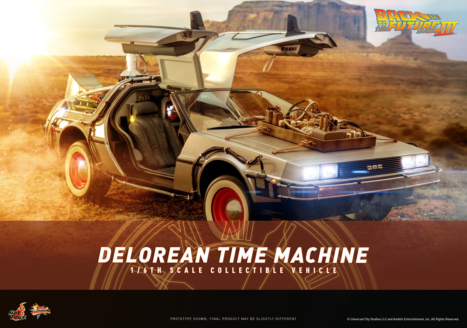 Hot Toys Delorean Time Machine - OTRCollectibles