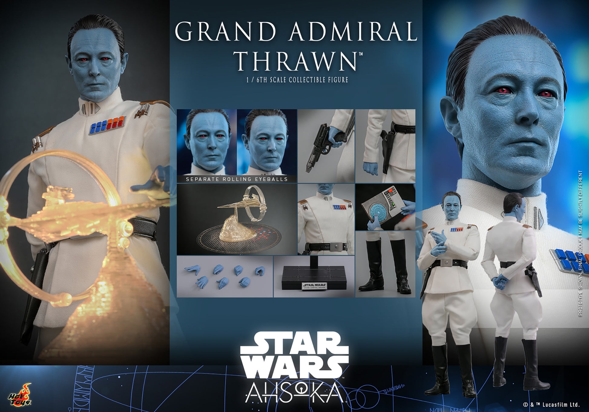 Hot Toys Grand Admiral Thrawn *Pre-Order - OTRCollectibles
