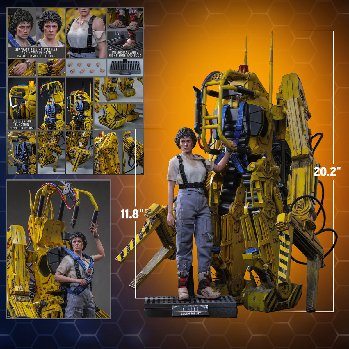 Hot Toys Ellen Ripley and Power Loader *Pre-Order