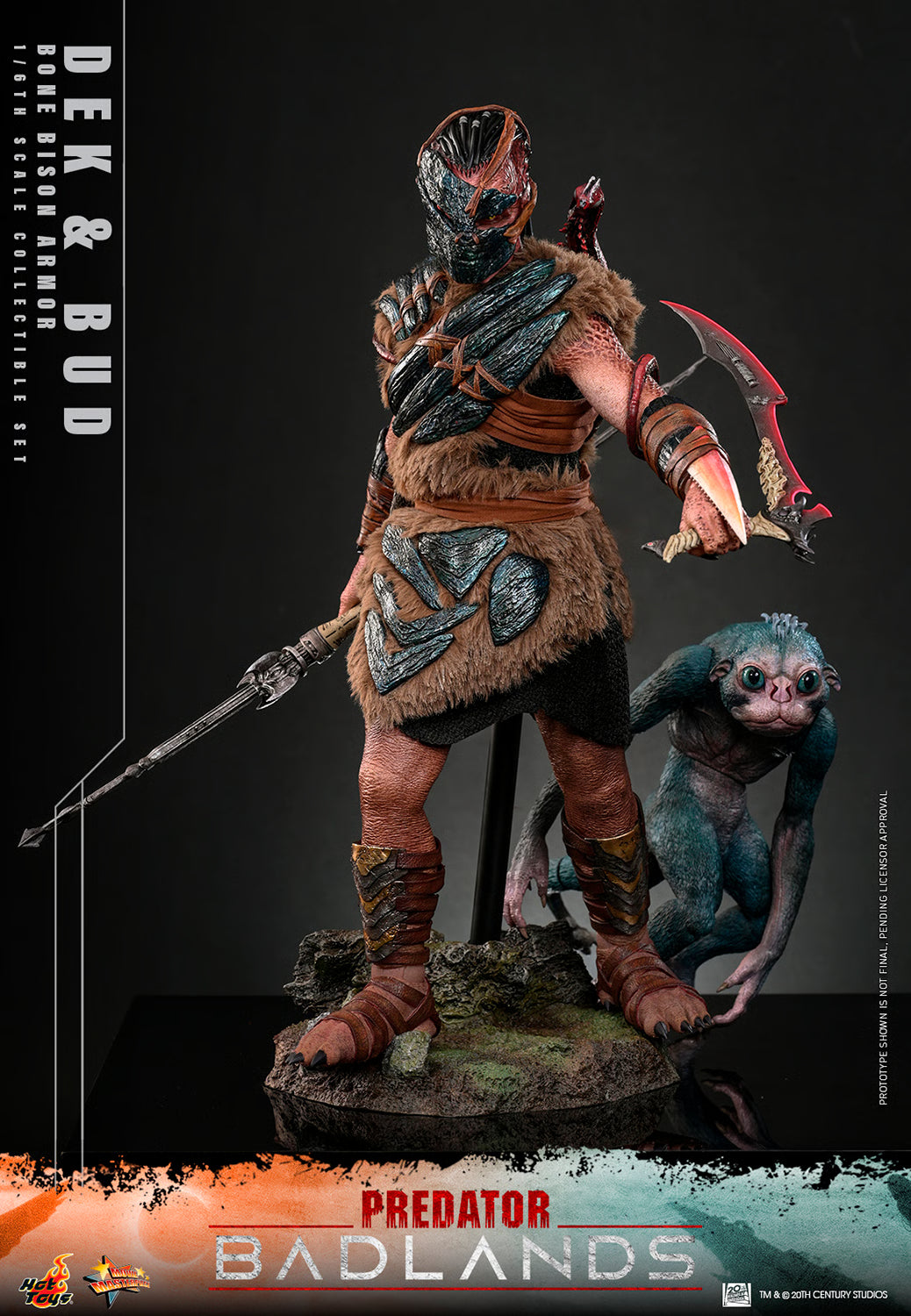 Hot Toys Dek (Bone Bison Armor) and Bud *Pre-Order - OTRCollectibles