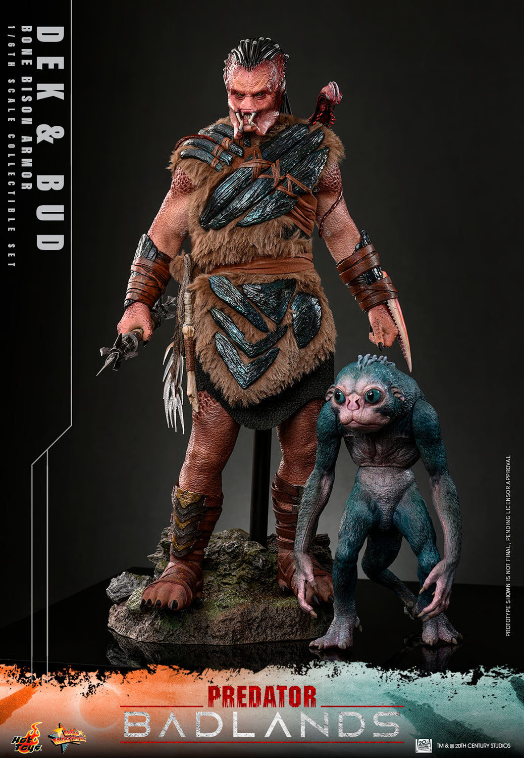 Hot Toys Dek (Bone Bison Armor) and Bud *Pre-Order - OTRCollectibles