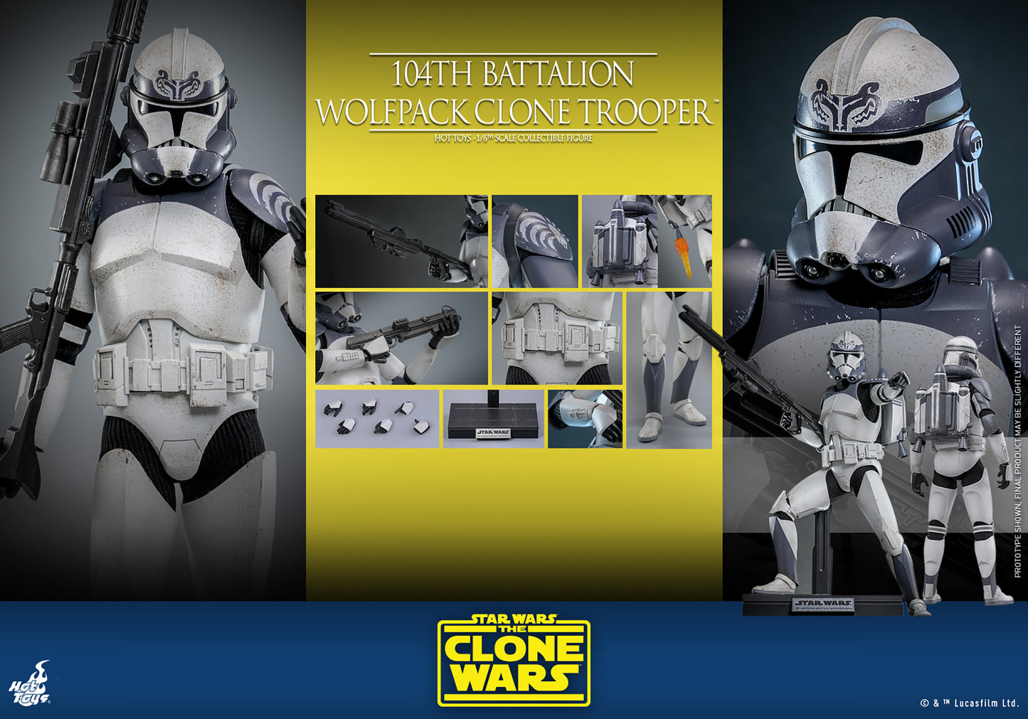 Hot Toys 104th Battalion Wolfpack Clone Trooper™ *Pre-Order