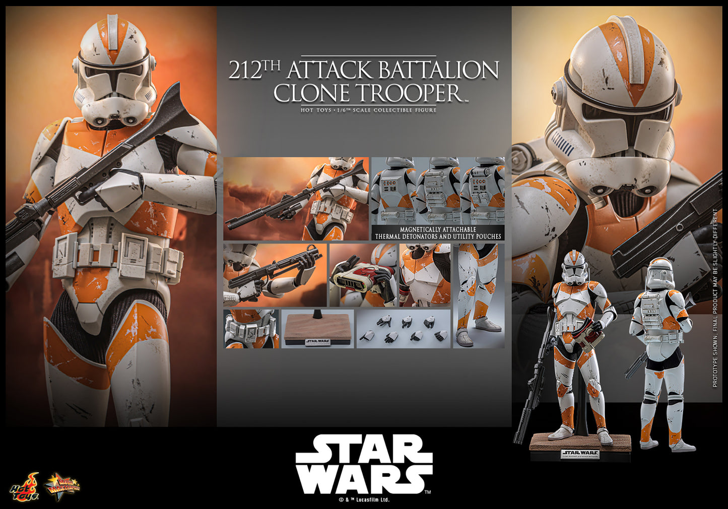 Hot Toys 212th Attack Battalion Clone Trooper™ *Pre-Order
