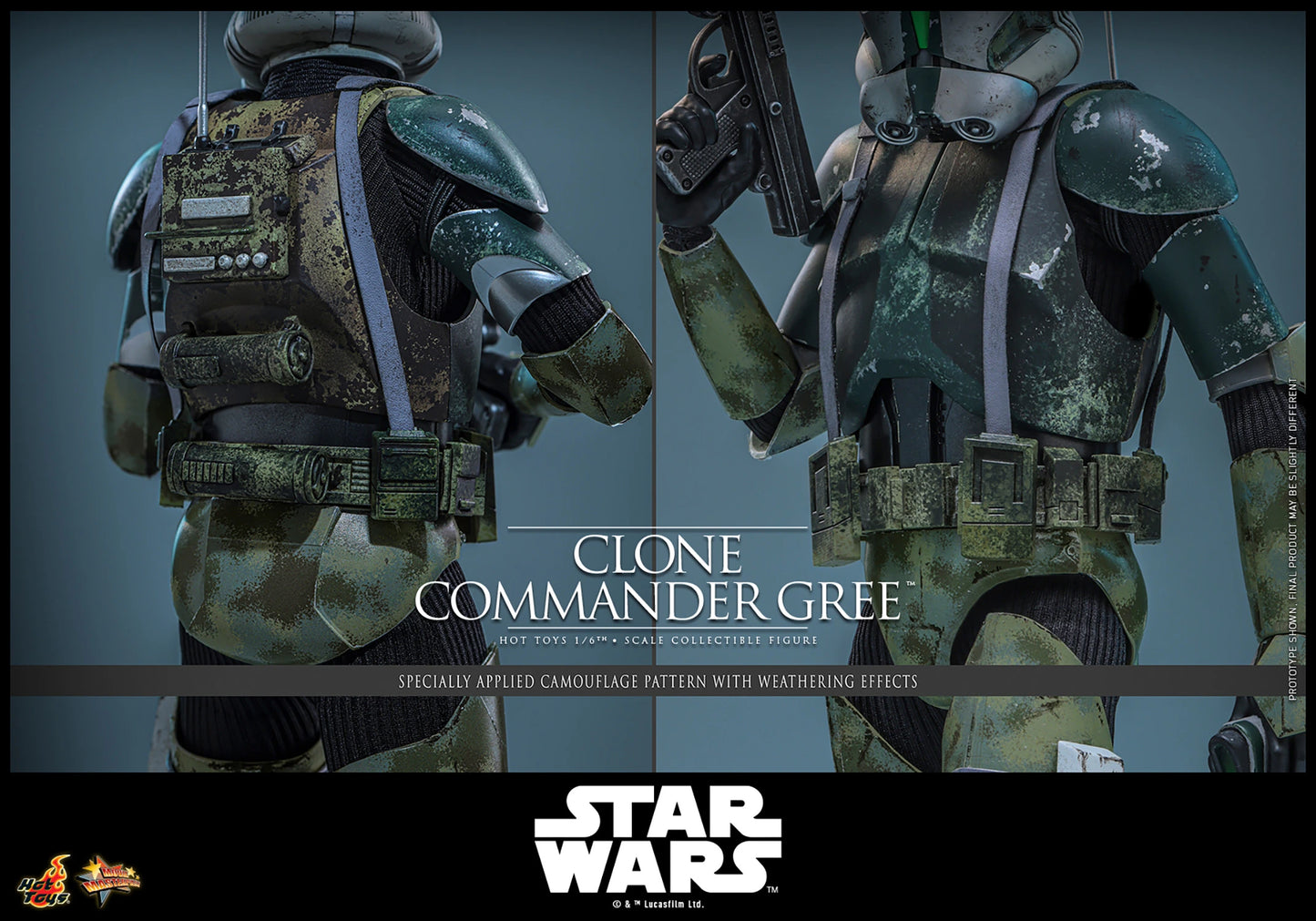 Hot Toys Clone Commander Gree *Pre-Order - OTRCollectibles