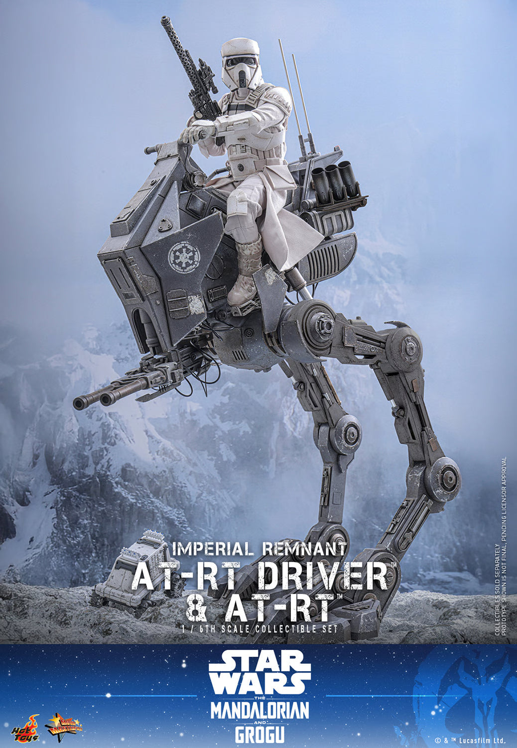 Hot Toys Imperial Remnant AT-RT Driver™ and AT-RT™ *Pre-Order - OTRCollectibles