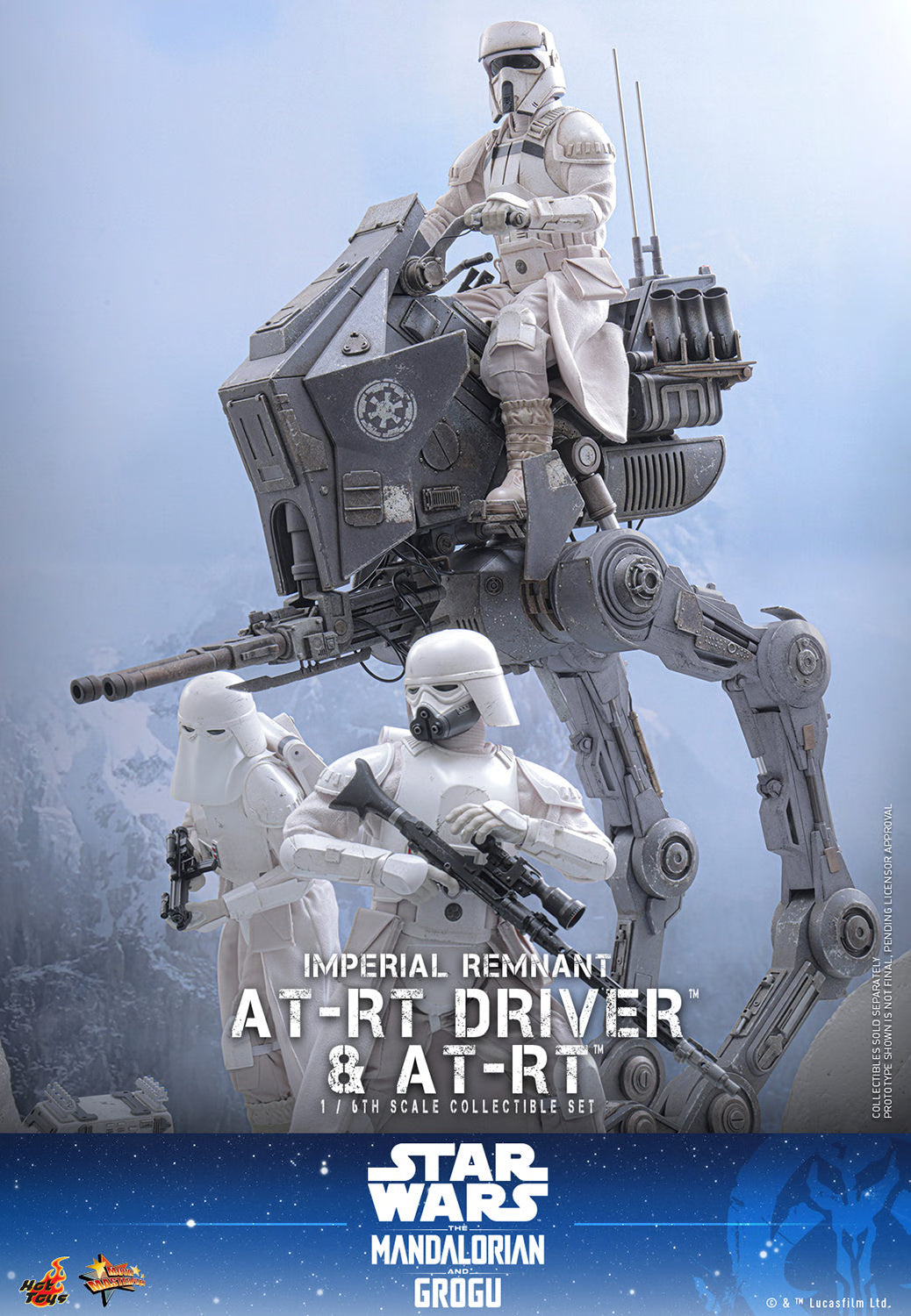 Hot Toys Imperial Remnant AT-RT Driver™ and AT-RT™ *Pre-Order - OTRCollectibles