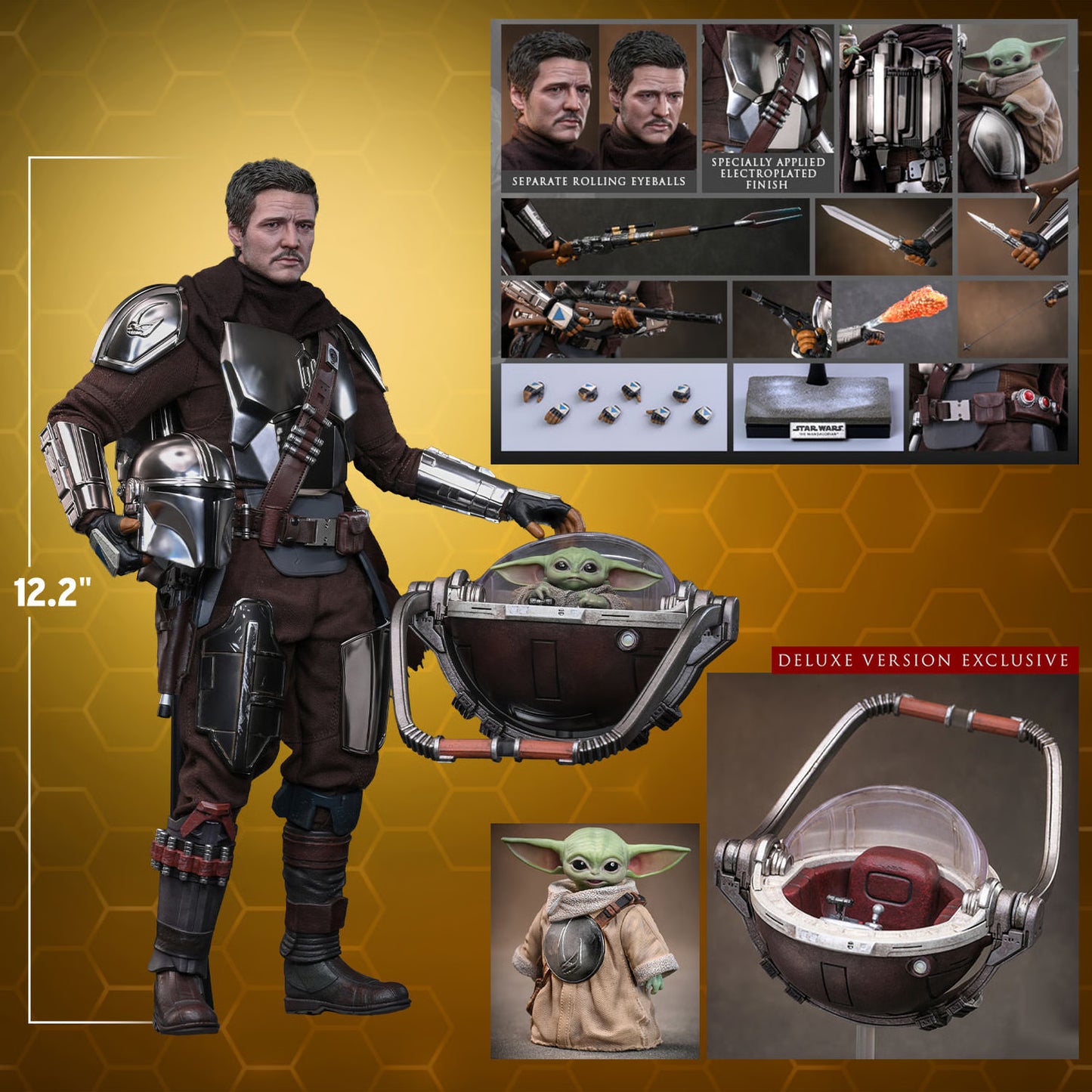 Hot Toys The Mandalorian™ and Grogu™ (Deluxe Version) *Pre-Order - OTRCollectibles