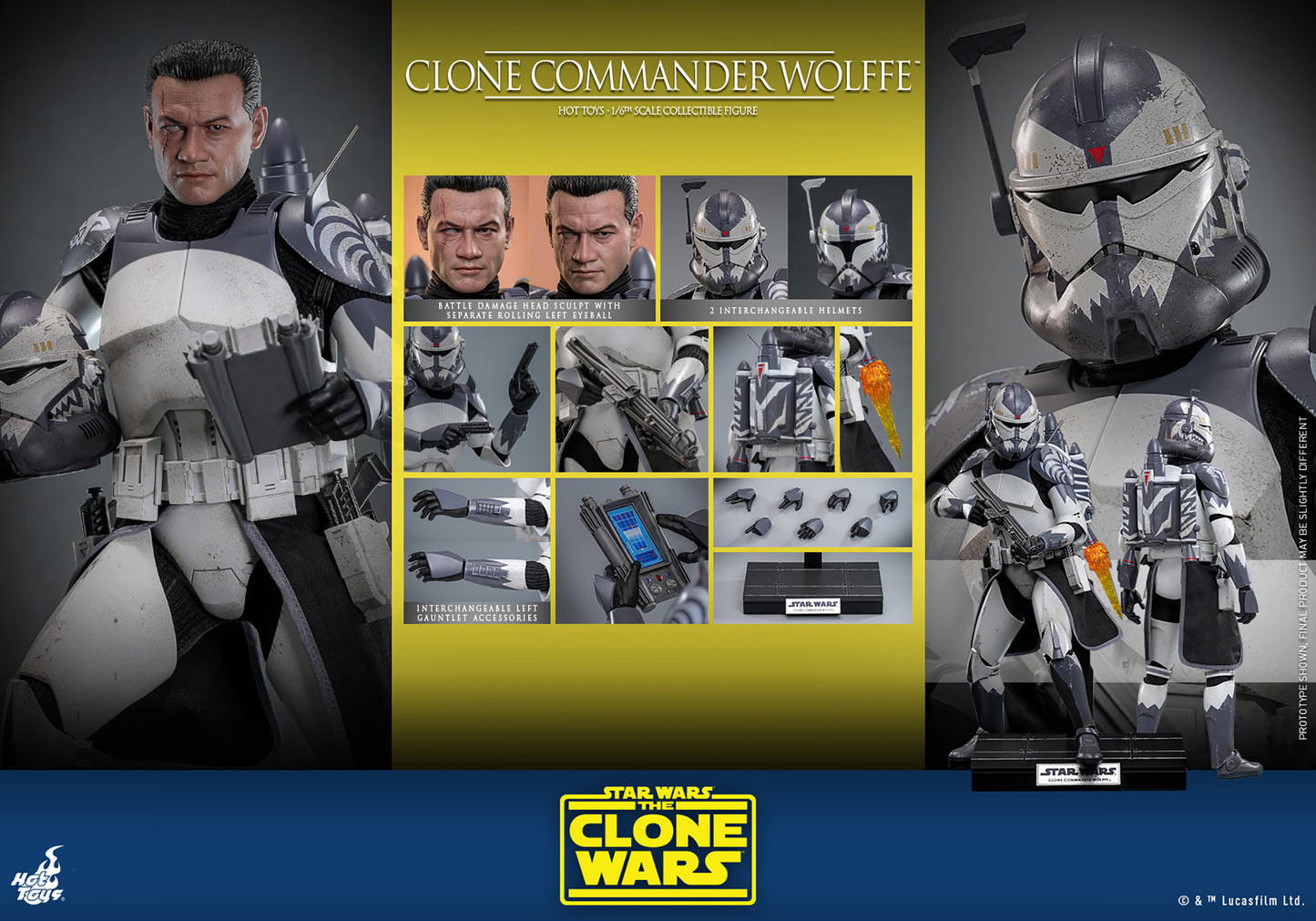 Hot Toys Clone Commander Wolffe™ *Pre-Order