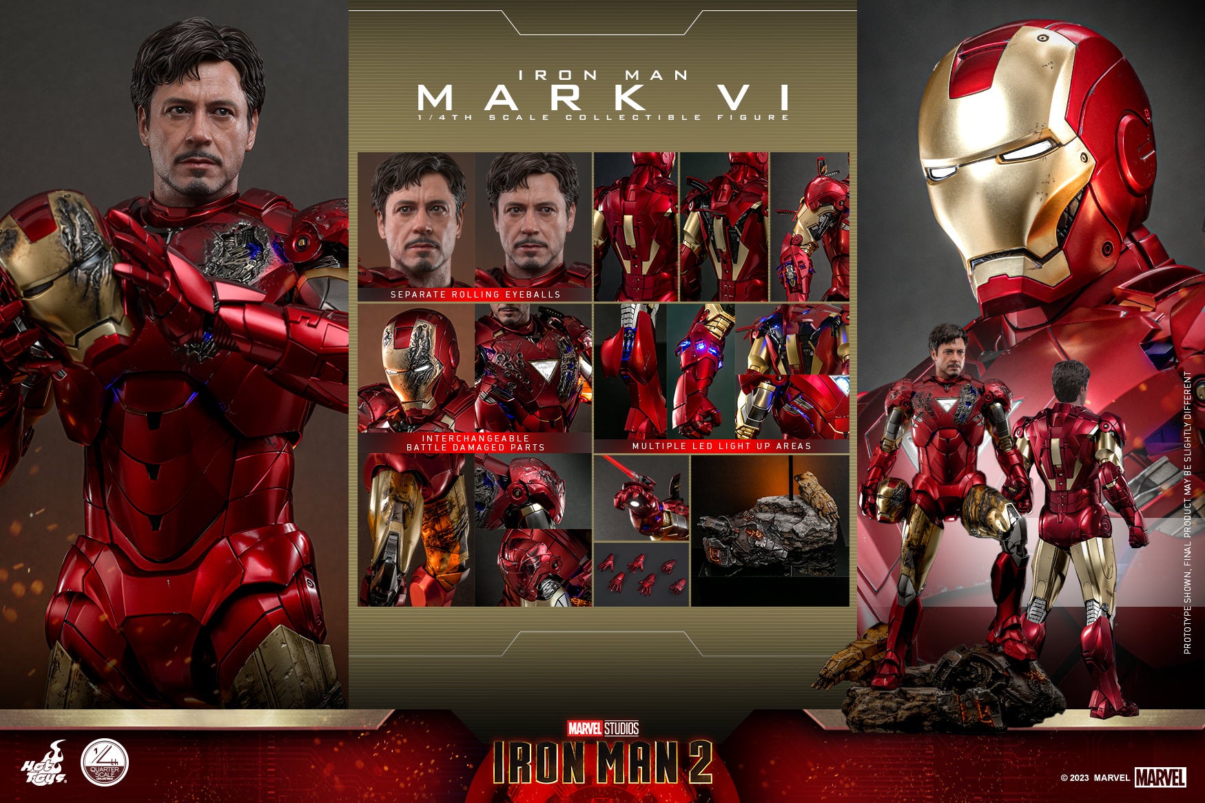 Hot Toys Iron Man Mark VI 1:4 *Pre-order - OTRCollectibles