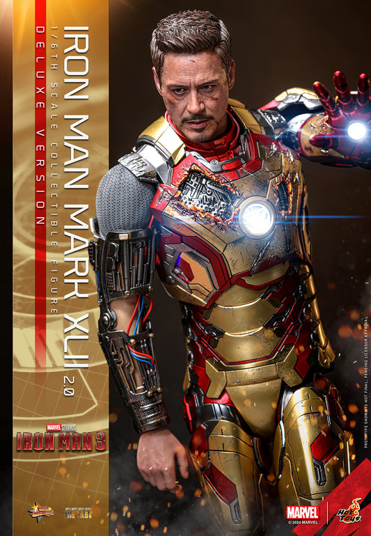 Hot Toys Iron Man Mark XLII (2.0) Deluxe *Pre-order