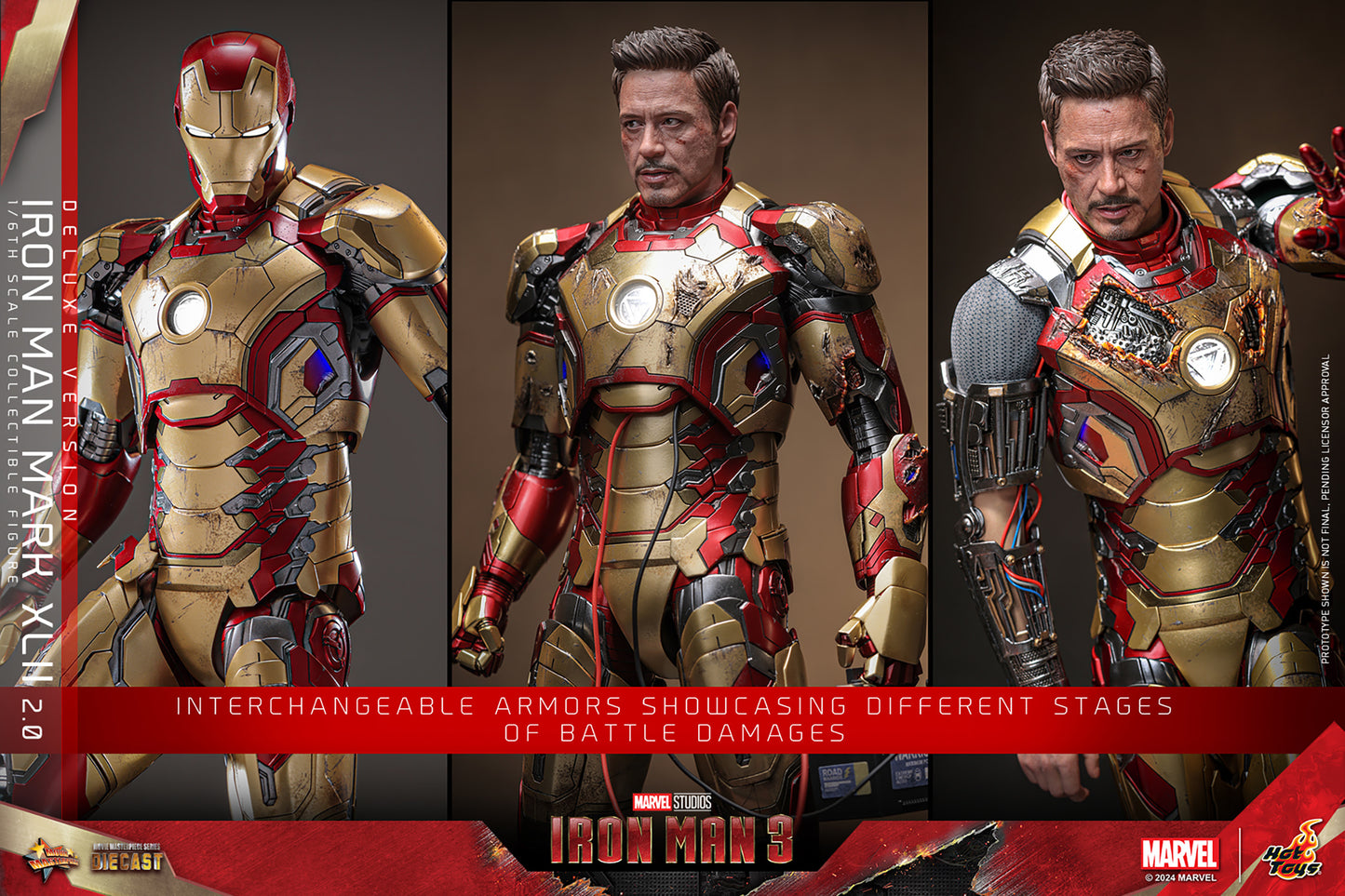 Hot Toys Iron Man Mark XLII (2.0) Deluxe *Pre-order