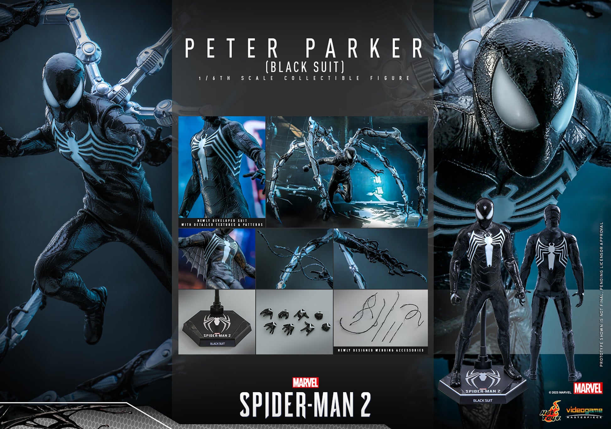 Hot Toys Peter Parker (Black Suit) *Pre-order - OTRCollectibles