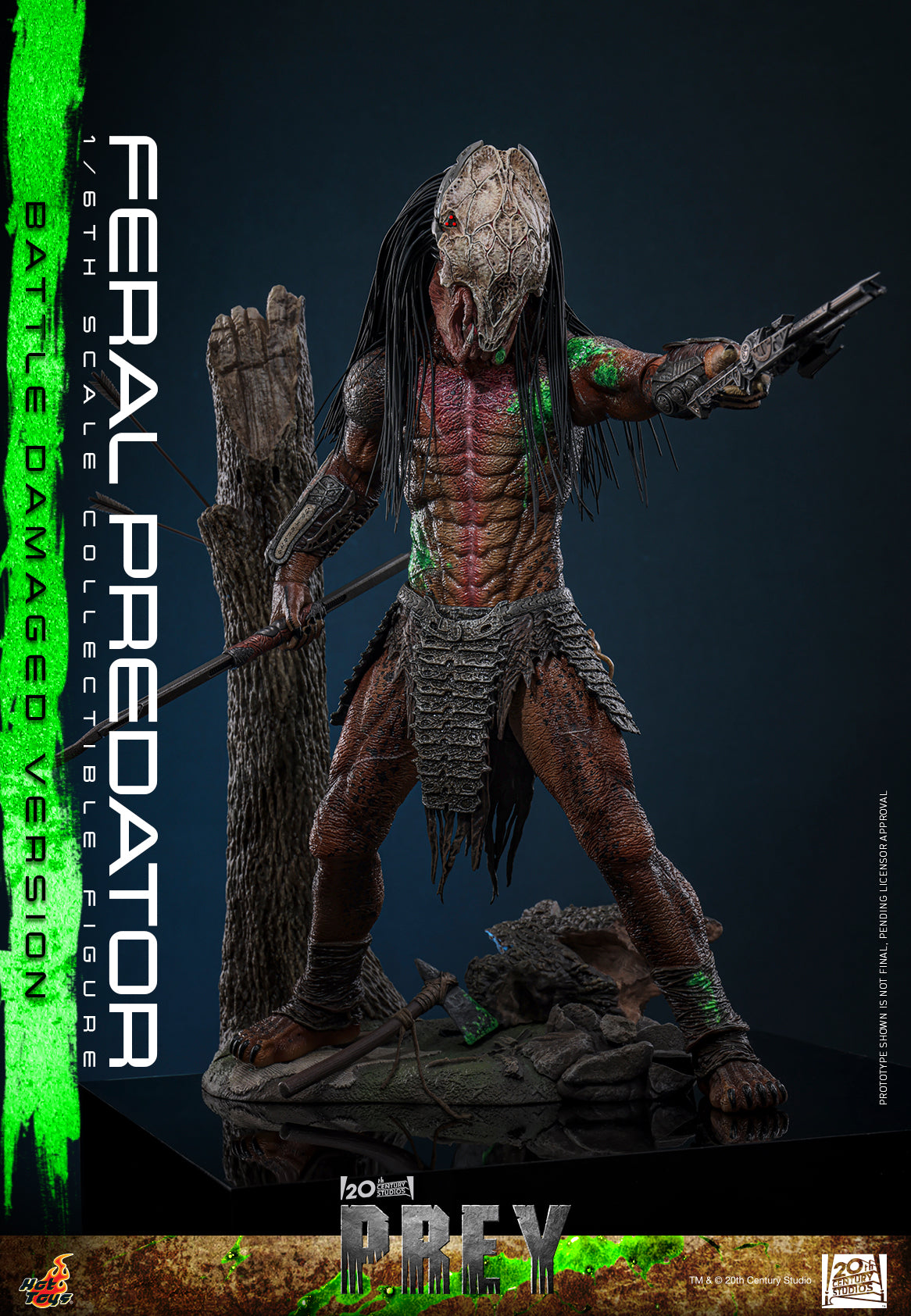 Hot Toys Feral Predator (Battle Damaged Version) *Pre-Order