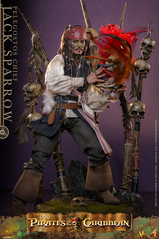 Hot Toys Pelegostos Chief Jack Sparrow *Pre-Order - OTRCollectibles