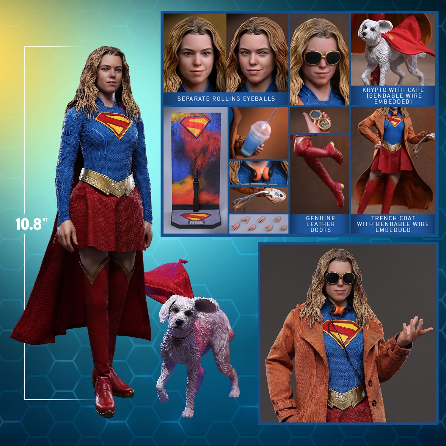 Hot Hots Supergirl™ & Krypto *Pre-order - OTRCollectibles