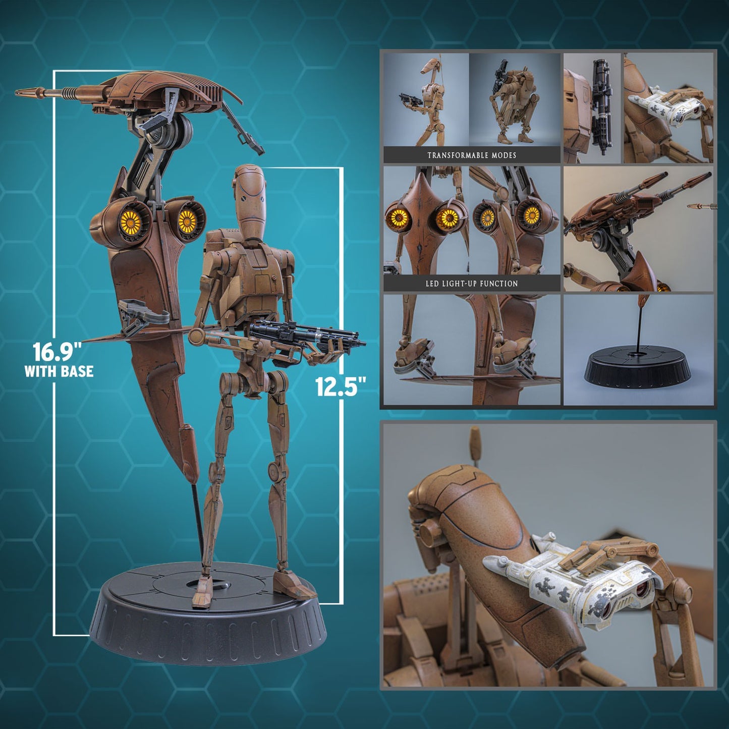 Hot Toys Battle Droid™ & STAP™ *Pre-Order - OTRCollectibles