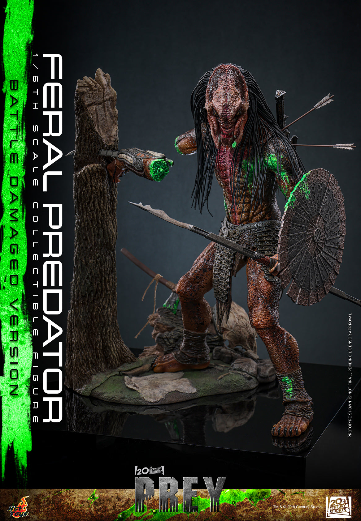 Hot Toys Feral Predator (Battle Damaged Version) *Pre-Order