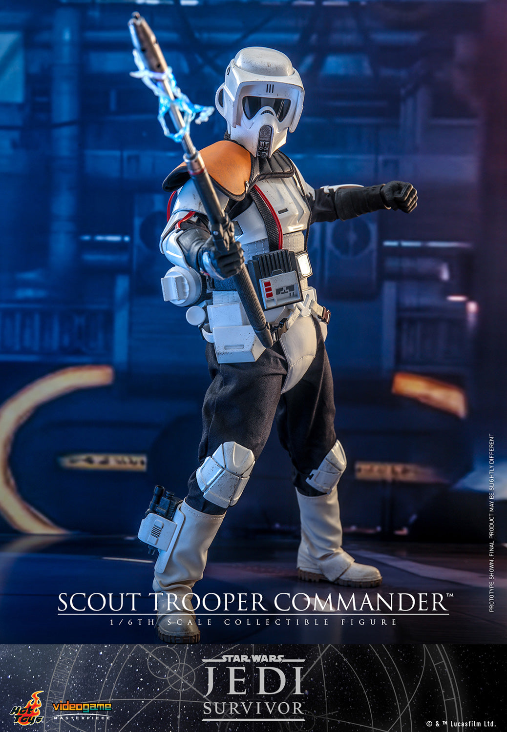 Scout deals trooper commander