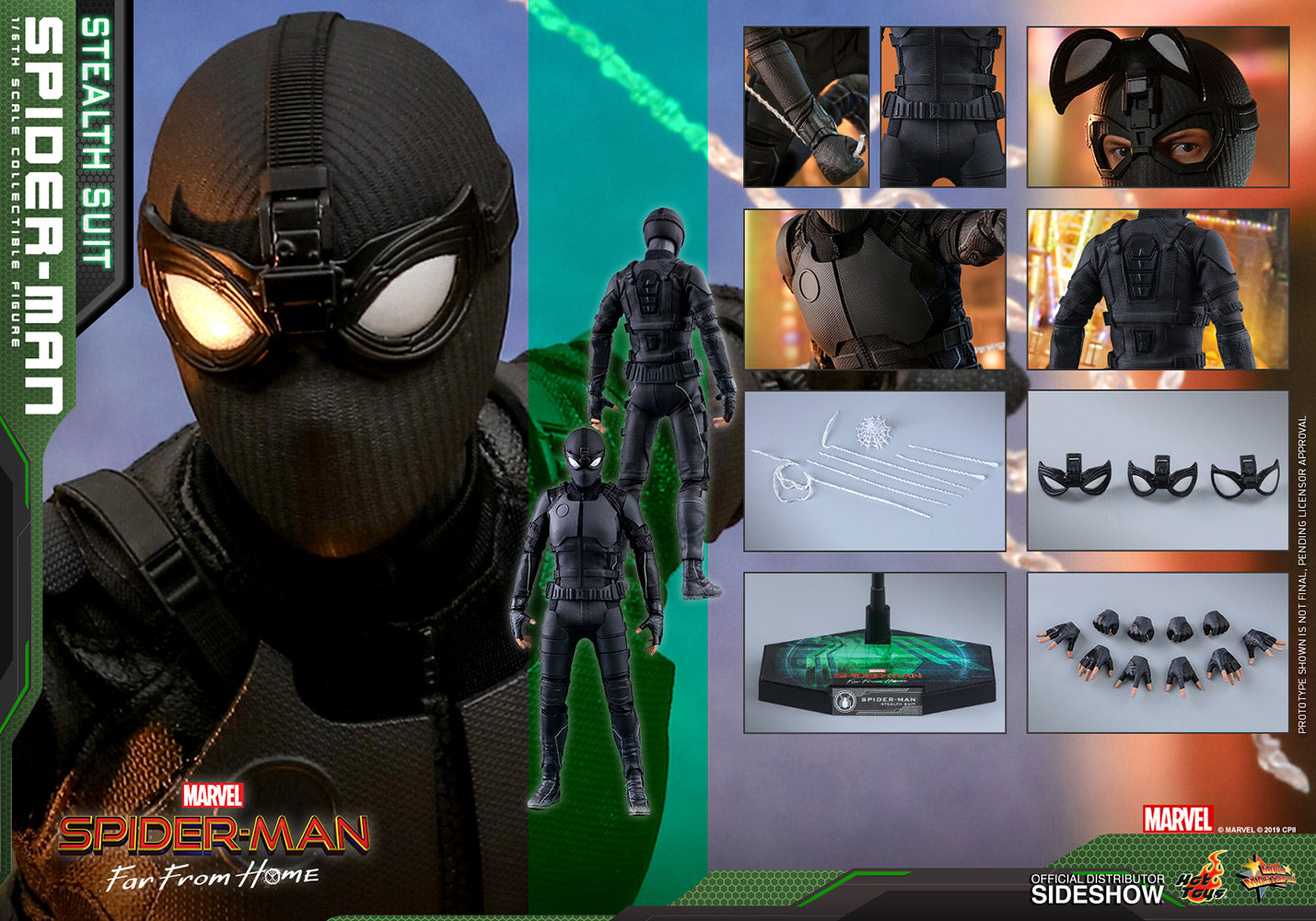 Hot Toys Spider-man Stealth Suit - OTRCollectibles